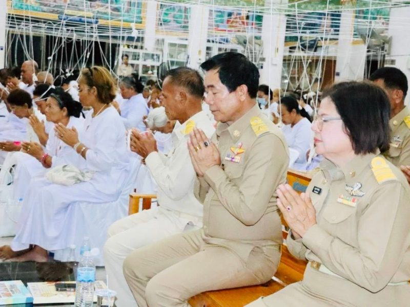 นายกเทศมนตรีตำบลบัลลังก์ เป็นประธานเปิดโครงการงานเผยแผ่ พระธรรมทูต โครงการตรวจการคณะสงฆ์เยี่ยมเยือนวัดและประชาชน หมู่บ้านรักษาศีล5