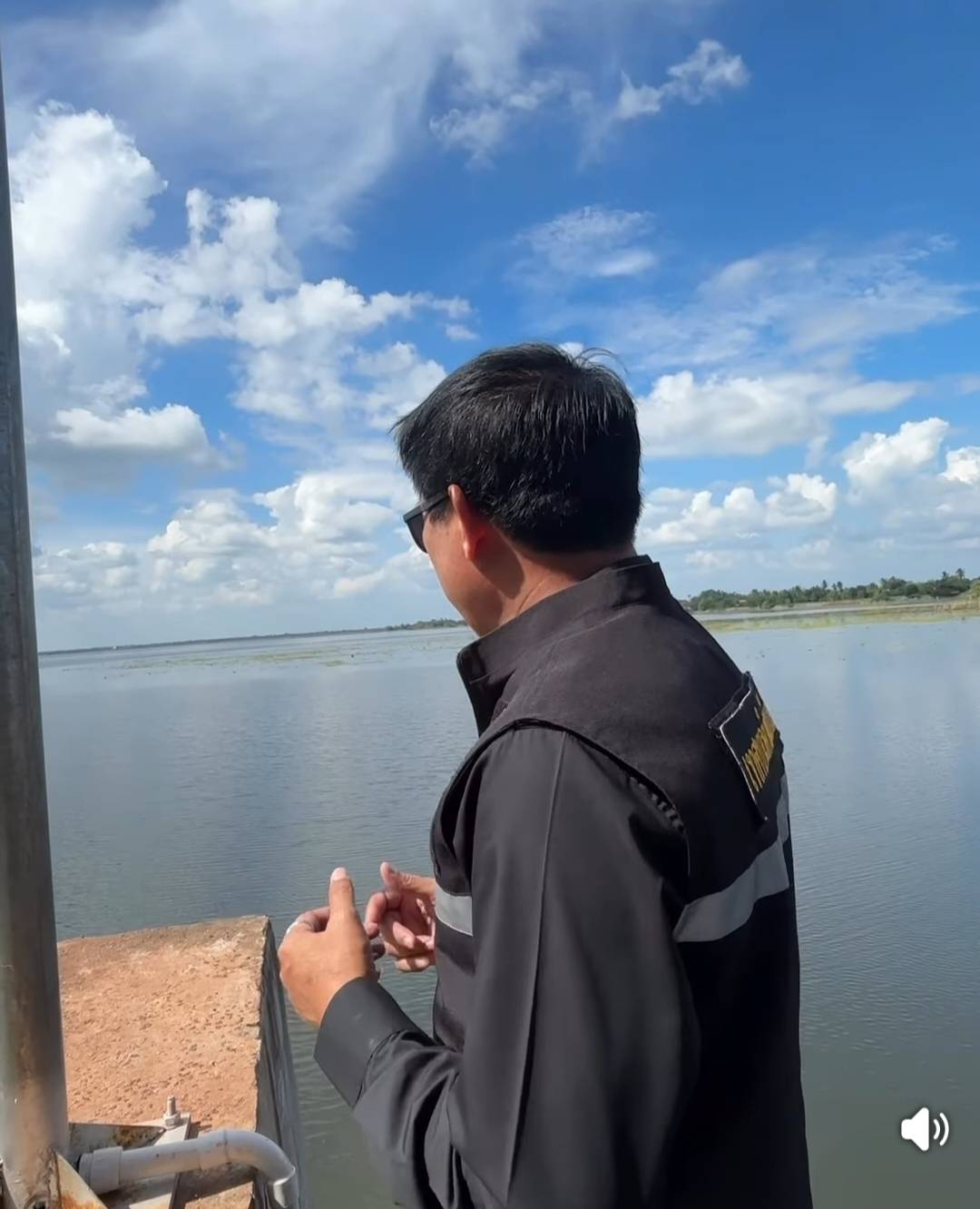 สถานการณ์น้ำอ่างเก็บน้ำลำเชียงไกร ตอนล่าง ประจำวันที่ 15 ตุลาคม 2569
