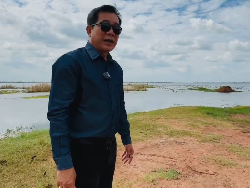 นายกเทศมนตรีลงพื้นที่ดูสถานที่จัดงานเดินวิ่งปั่นป้องกันอัมพาต คร้ังที่ 12 เฉลิมพระเกียรติ
